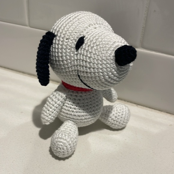 Hand Crafted Other - Handcrafted Snoopy Figure Toy Doll Amigurumi Crochet Peanuts Decor Handmade